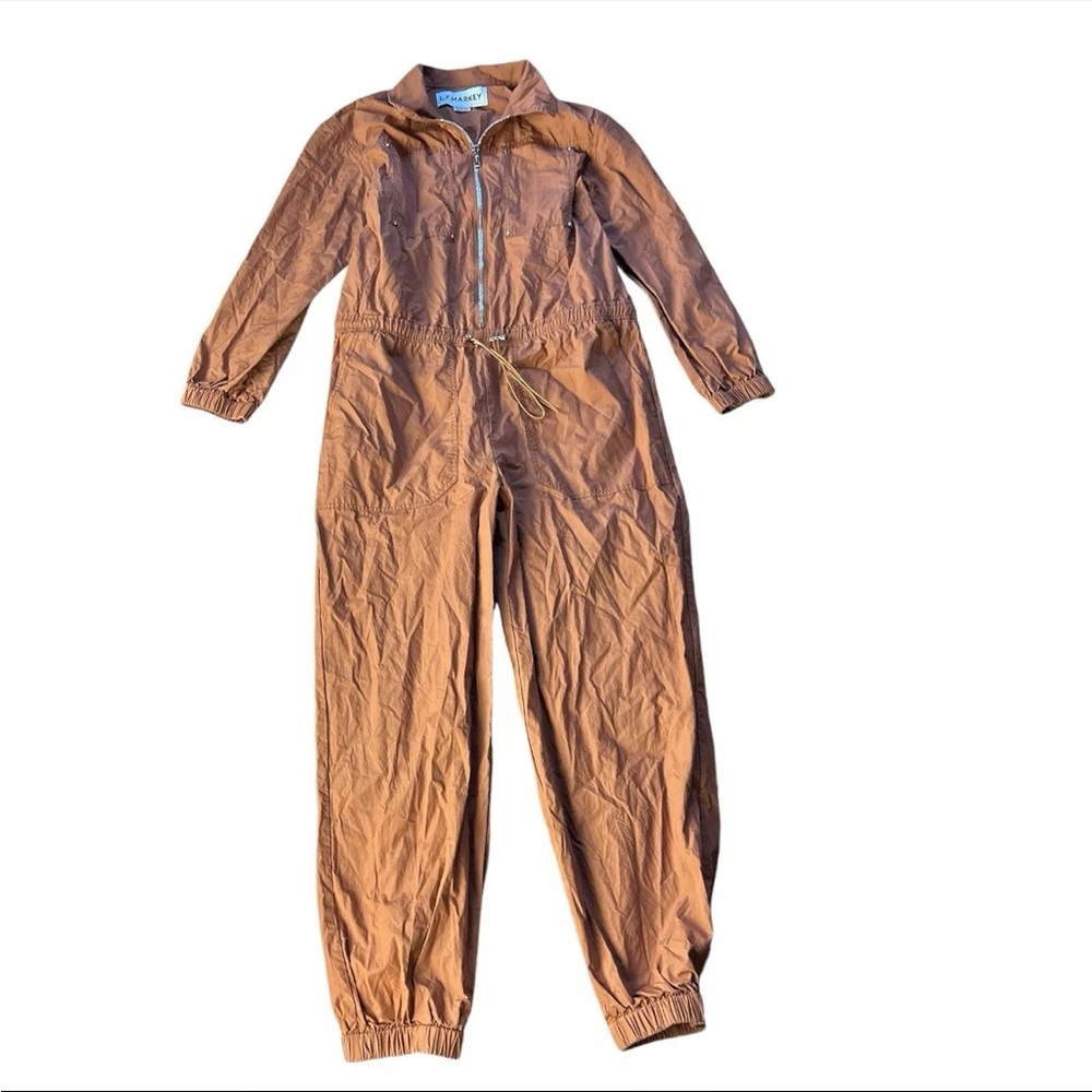 LF Markey Boilersuit Jumpsuit- Brown- Size 0 Copper/brown Color